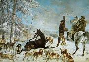 Gustave Courbet The kill of deer France oil painting artist
